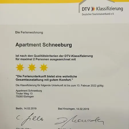 Schneeburg Apartamento Ebringen