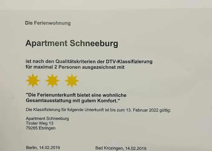 Schneeburg アパート Ebringen